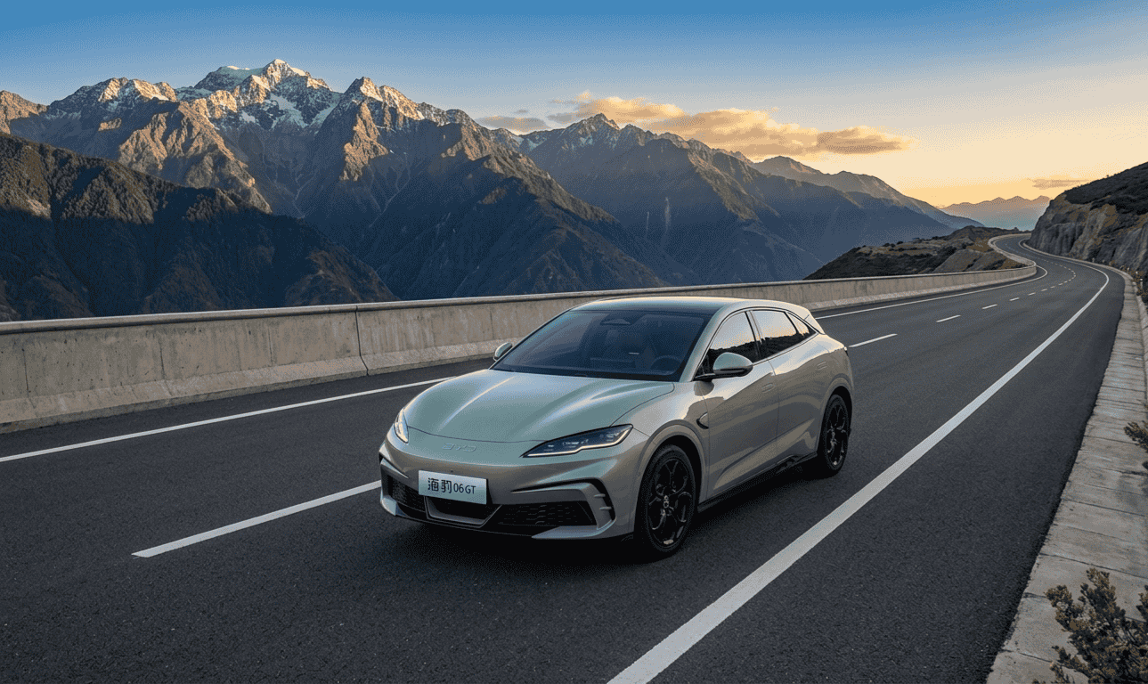 BYD Seal 06 GT exterior, el nuevo hatchback eléctrico deportivo de BYD para el segmento C