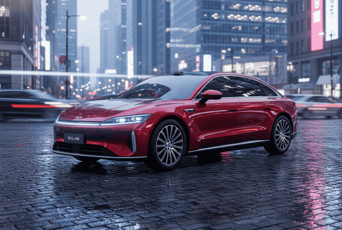 Chery Fulwin A9 eléctrico en el Salón de Guangzhou