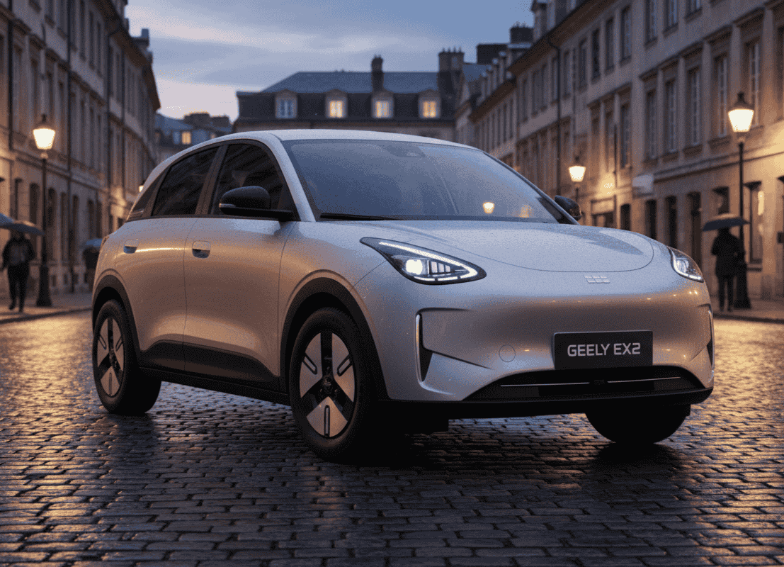 Geely EX2 eléctrico urbano compacto, el coche más vendido en China en 2025