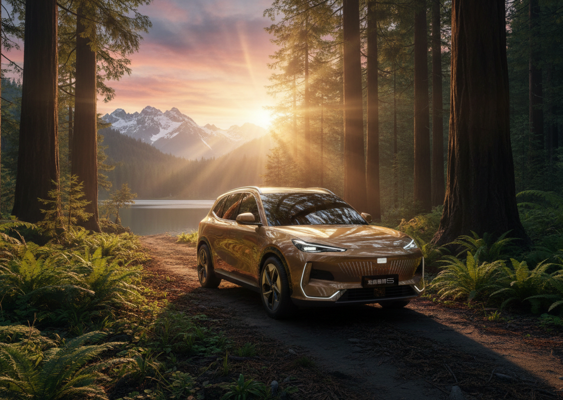 Geely EX5 SUV eléctrico blanco con diseño moderno preparado para el mercado español