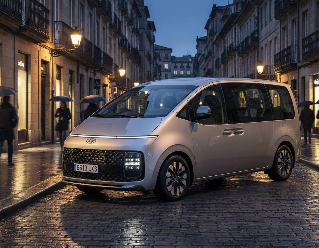 Hyundai Staria Electric monovolumen eléctrico de 9 plazas presentado en el Salón de Bruselas 2026