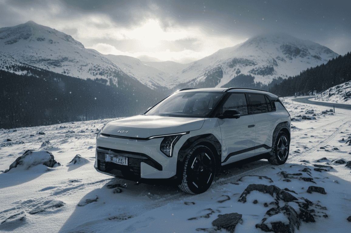 Kia EV3 2025 - Diseño exterior con líneas rectas inspiradas en el EV9
