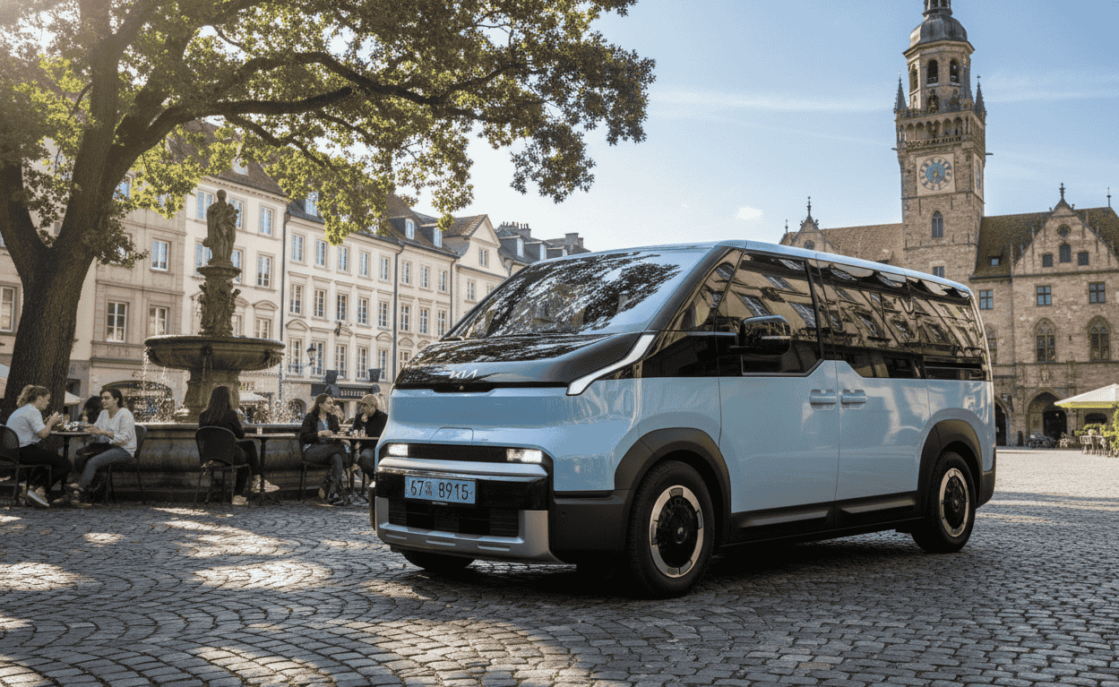 KIA PV5 nueva furgoneta eléctrica 2025 diseño futurista