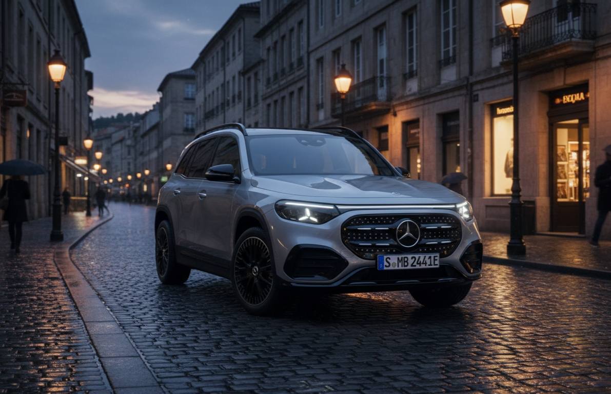 Mercedes-Benz GLB eléctrico 2026 SUV familiar con 7 plazas y autonomía de 631 km