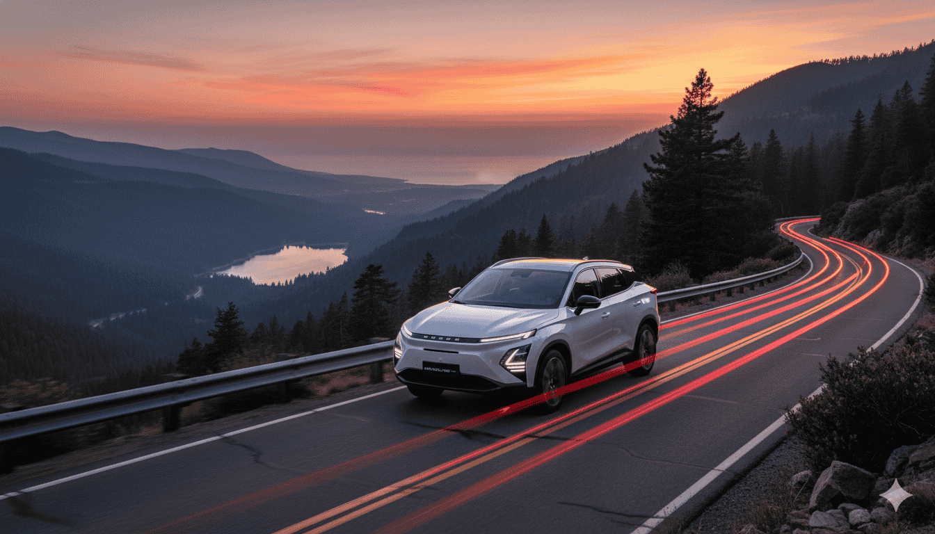 Nuevo Omoda 5 EV 2025 renovado vista exterior