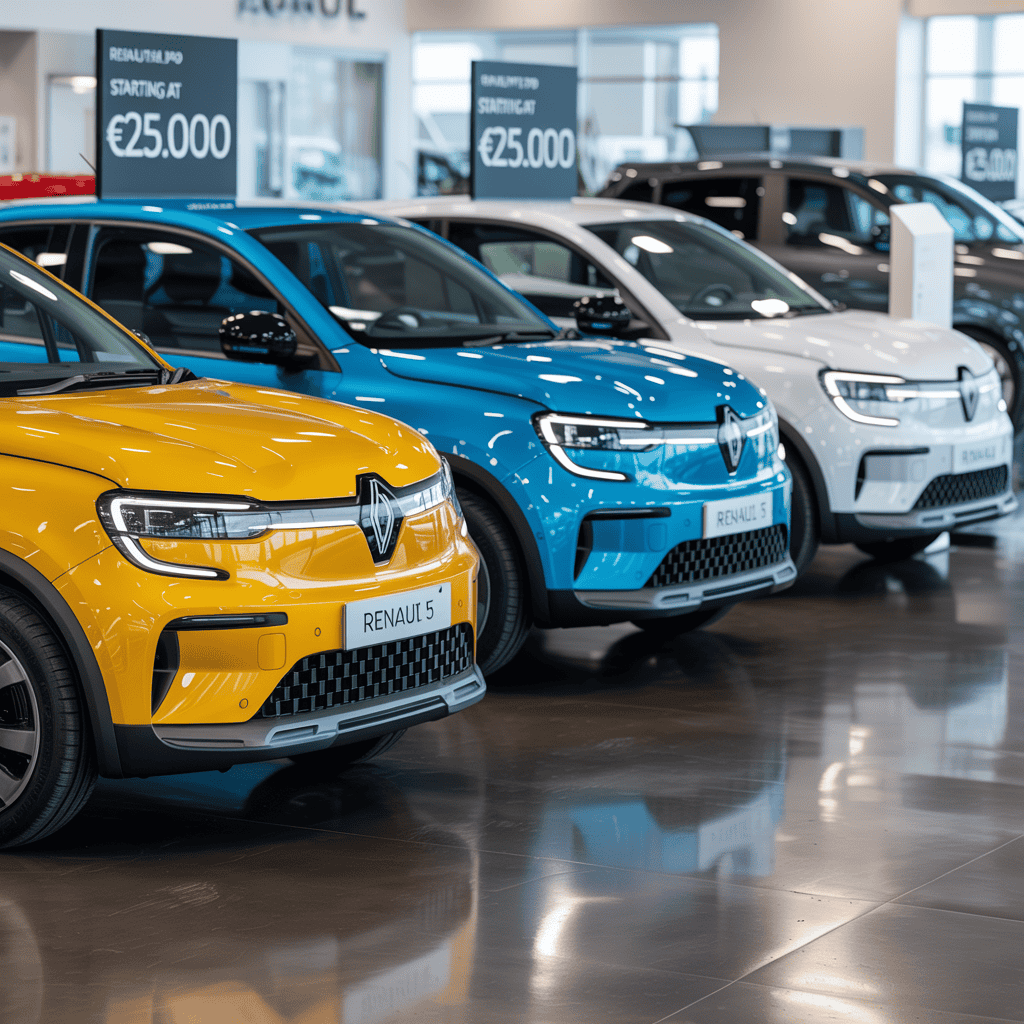 Comparativa de precios del Renault 5 eléctrico 2025 frente a competidores - Análisis de precios de coches eléctricos baratos
