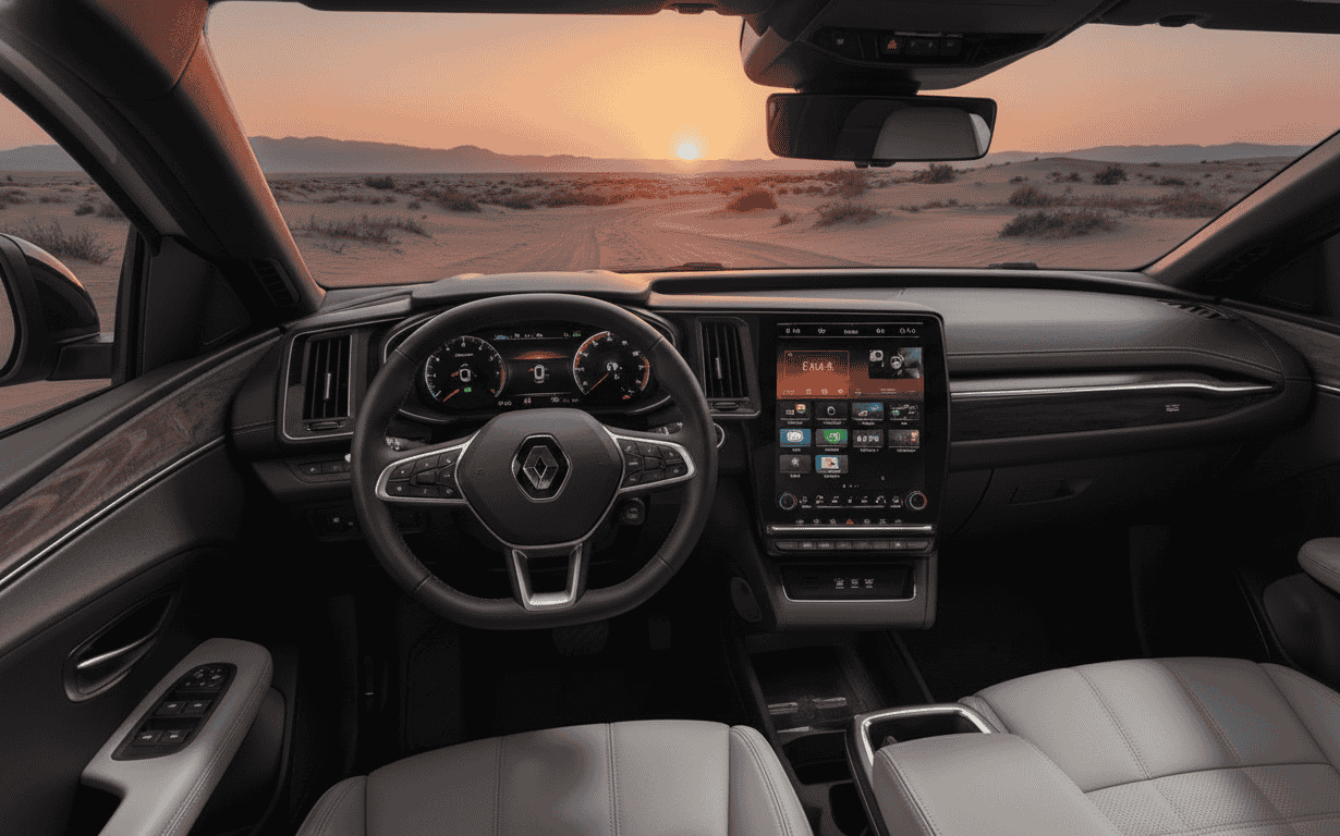 Interior del Renault Megane E-Tech