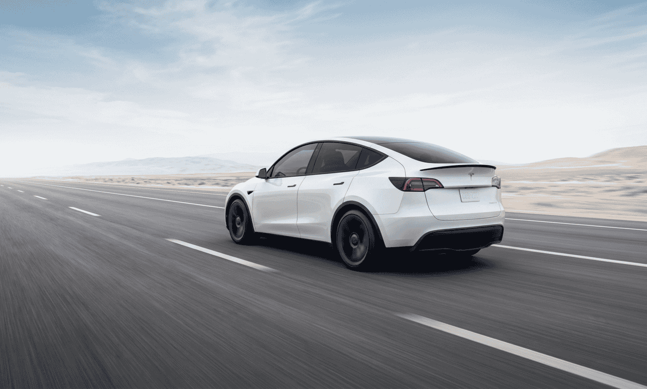 Tesla Model Y 7 plazas 2026 disponible en España - exterior SUV eléctrico familiar con tercera fila