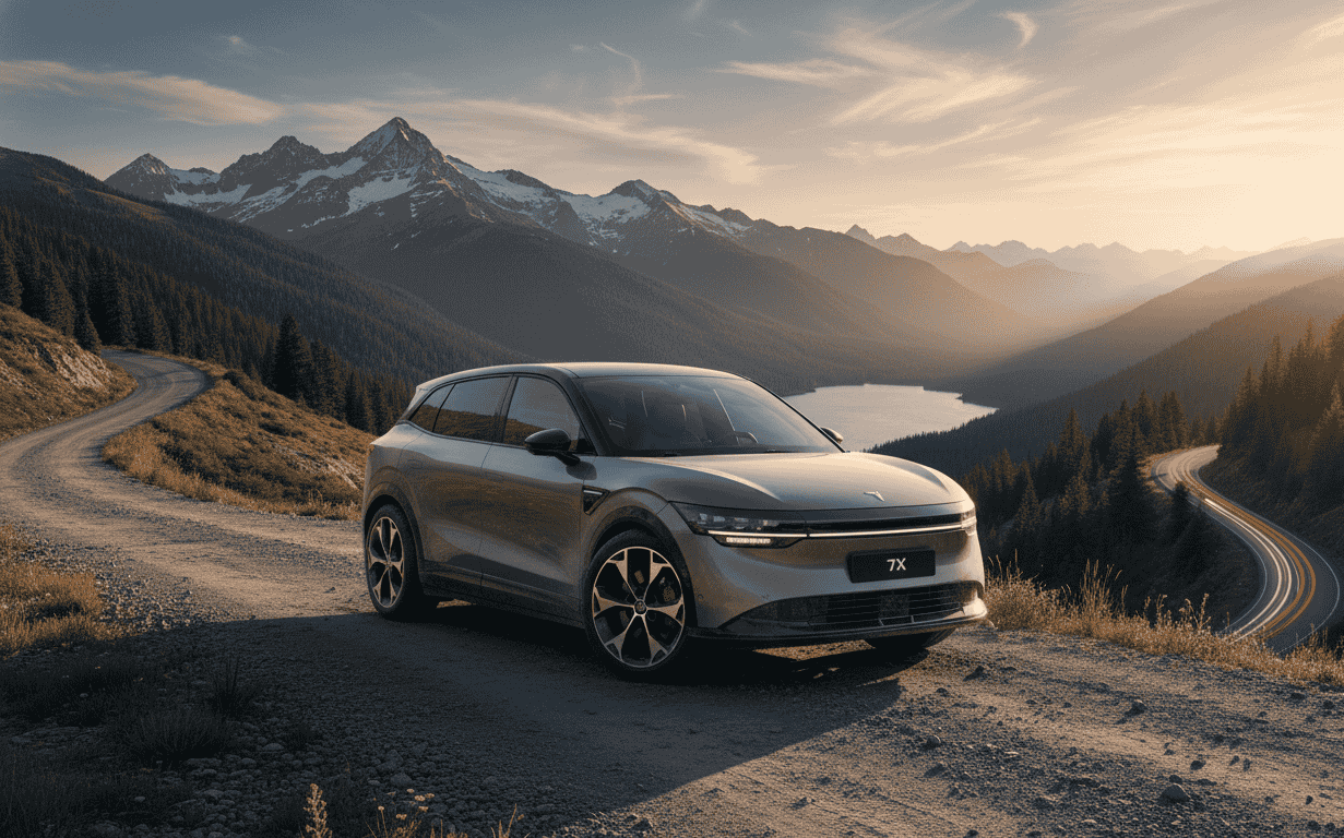 Zeekr 7X SUV eléctrico premium chino de Geely con tecnología de lujo